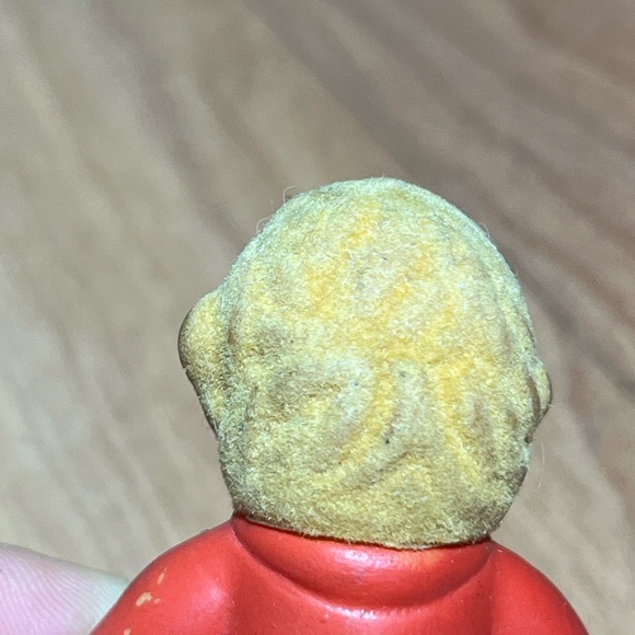 Vintage Berenstain Bears Brother Bear 3" Toy Figure 1988 Flocked - Picture 5 of 11